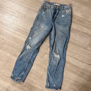 Zara Light Blue Boyfriend Jeans